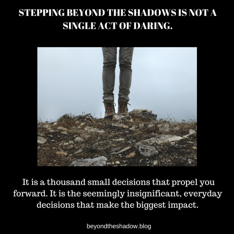 single act of daring.