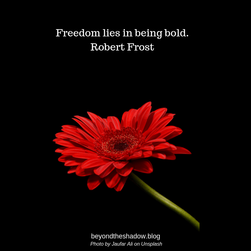 Becoming Part 3 – Being Bold – Beyond the Shadow